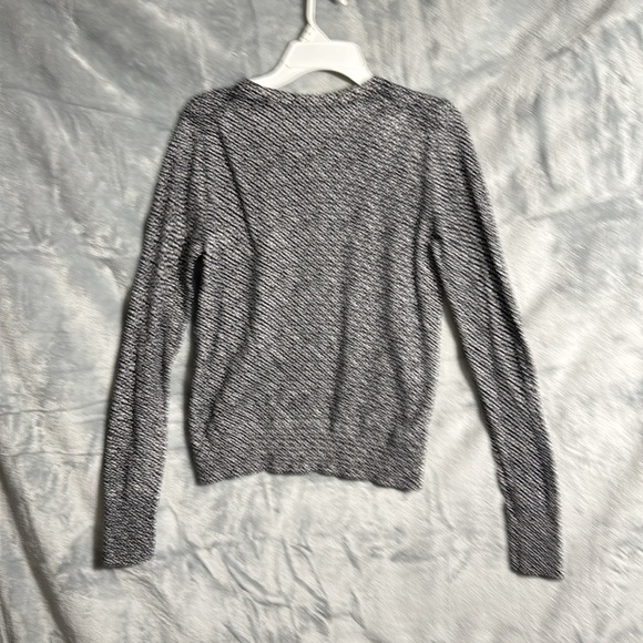 Loft‎ cardigan sweater women’s size small button up black print cute - Picture 5 of 8